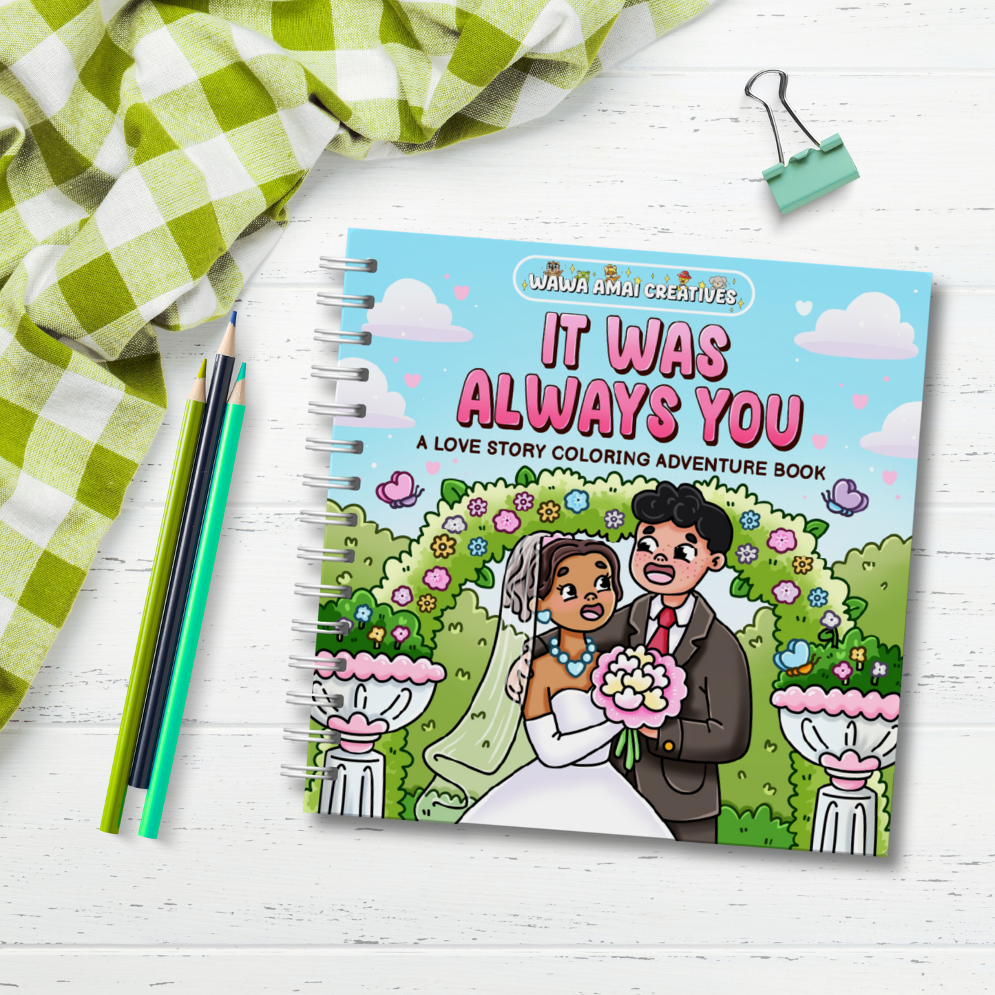 It Was Always You: A Love Story Coloring Adventure Book