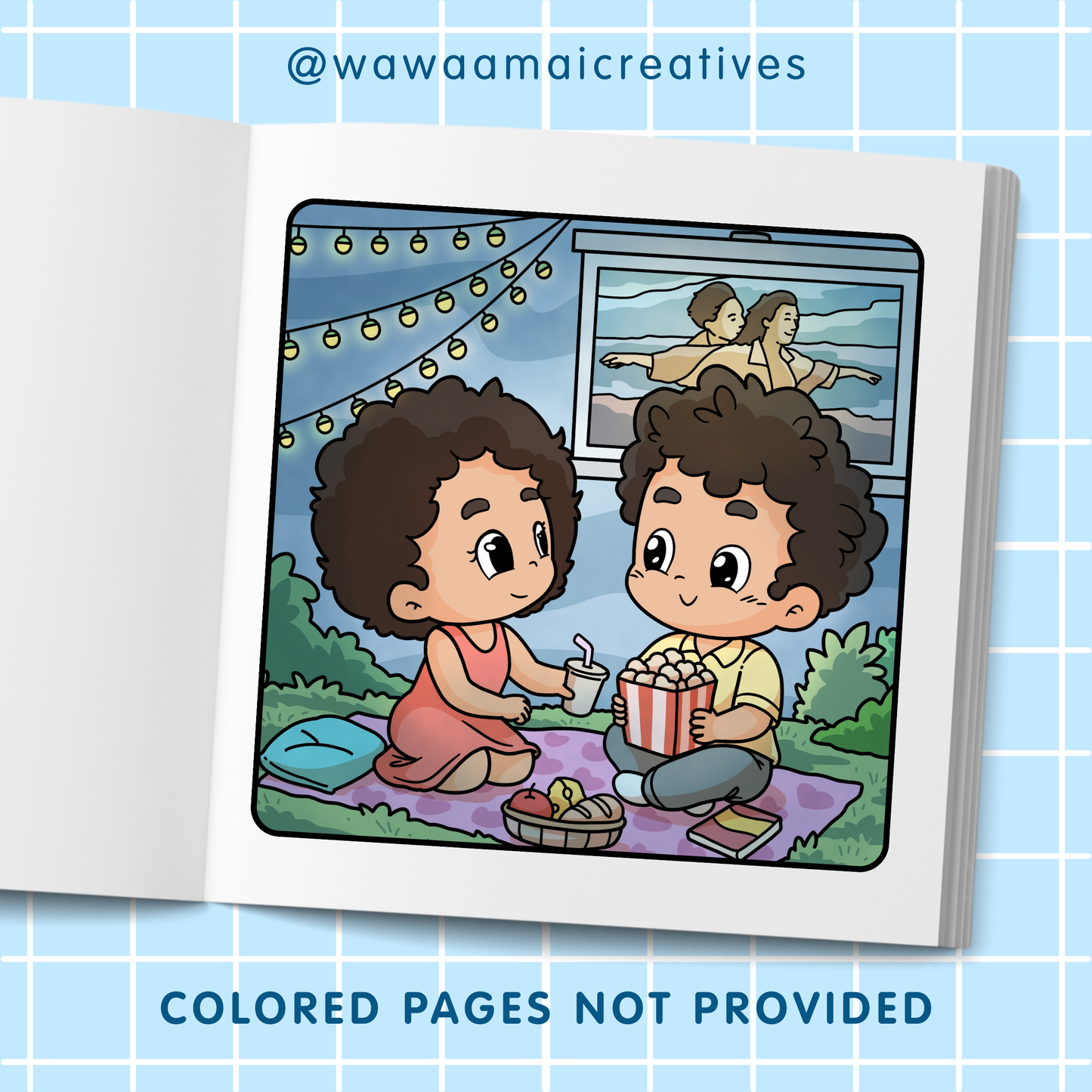 It Was Always You: A Love Story Coloring Adventure Book Extended Chibi Version