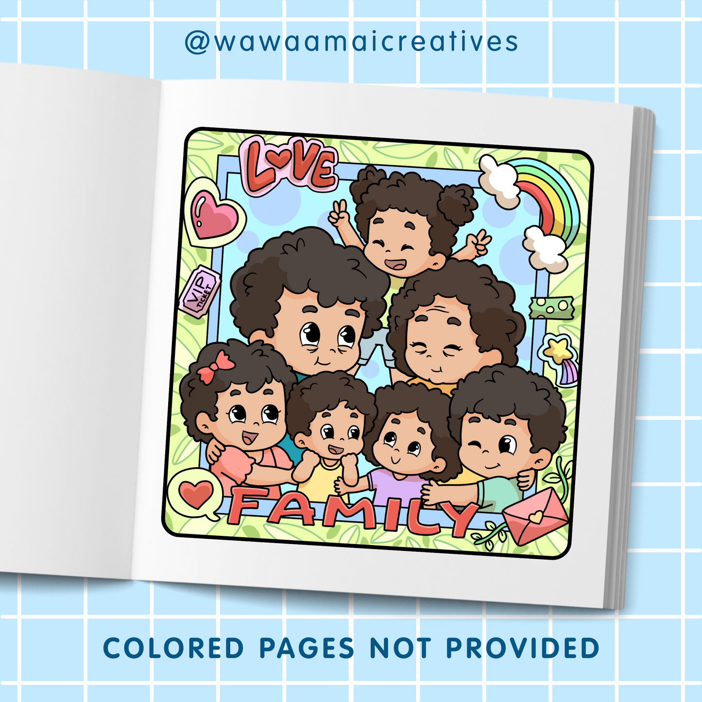 It Was Always You: A Love Story Coloring Adventure Book Extended Chibi Version