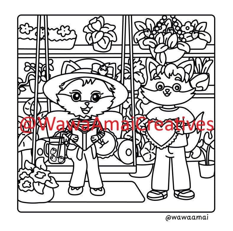 Thank You For 2024 Free Coloring Pages (2 Pages)